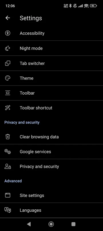 Kiwi Browser — στιγμιότυπο οθόνης 4